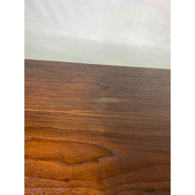 1960s American of Martinsville Walnut Bench by Merton Gershun For Sale - Image 5 of 13