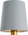 Transitional Visual Comfort Signature 5" Blue Linen Empire Shade For Sale - Image 3 of 3