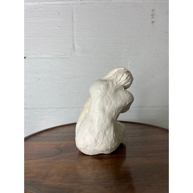 Late 20th Century Plaster Seated Nude Post-Modern Contemporary For Sale - Image 10 of 12