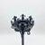 Hand Forged Iron Pedestal Stand 32″ (82cm) Antique Copper Patina Fleur-de-Lis Plant Holder & Pillar Candle Stick Rustic Decor For Sale - Image 9 of 10