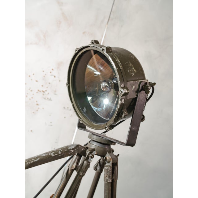 Military Signal Lamp Floor Lamp from JWO, Germany, 1950s For Sale - Image 17 of 18