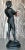 Boho Chic Vintage Boho Plaster Statue of Man For Sale - Image 3 of 11
