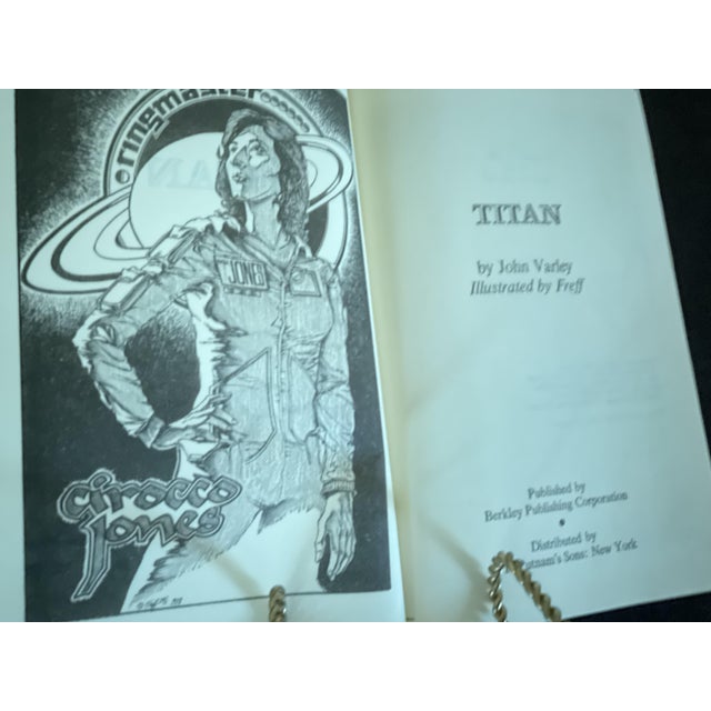 Sci-Fi Hardcover Book Titan by John Varley 1979 First Edition For Sale - Image 4 of 4