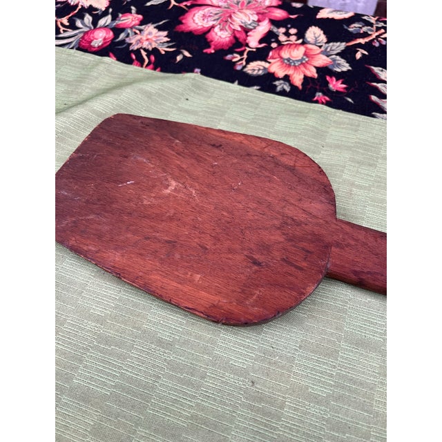 Up for consideration is a beautiful long wooden mixing paddle. This would look lovely in your home and it is a great find...
