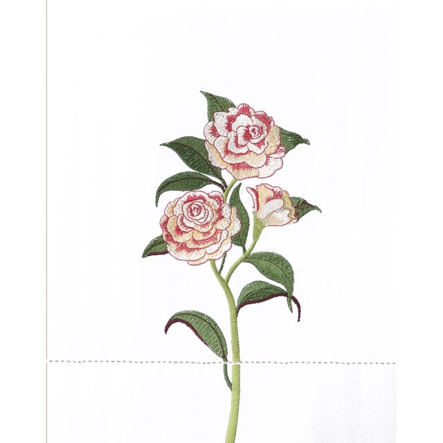 Winter Garden Embroidered Guest Towels By Artist Susan Winget Embroidered Guest Towels (Sold in set of 4) Made from 55%...