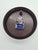 Brown Space Age Style Wall Clock with Orange Dial from Hanson, Ireland, 1970s-1980s For Sale - Image 8 of 11