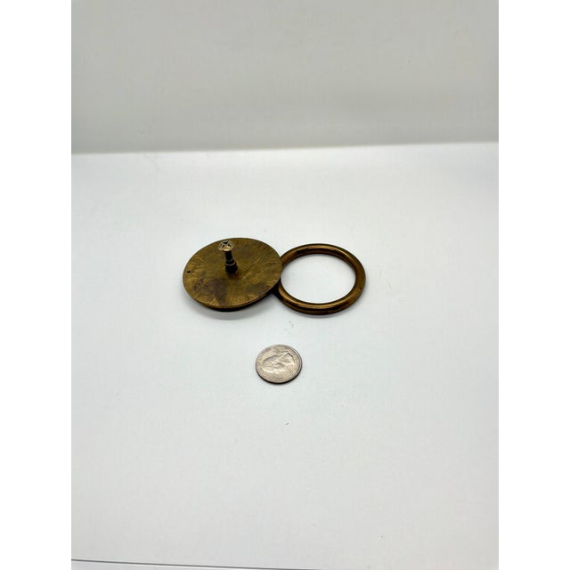 Hickory Chair Furniture Company Hickory Chair Decorative Pull Antique Brass. For Sale - Image 4 of 5
