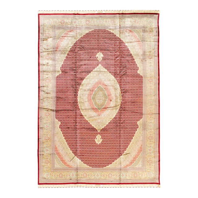 Pasargad DC Persian Tabriz Fish Design Rug For Sale