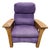 Stickley Furniture Recliner With Oak Frame For Sale
