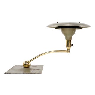 1930s Art Deco Modern Sight Light Table Lamp For Sale