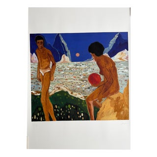 Gideon Appah, Red Sun, 2023, Print For Sale