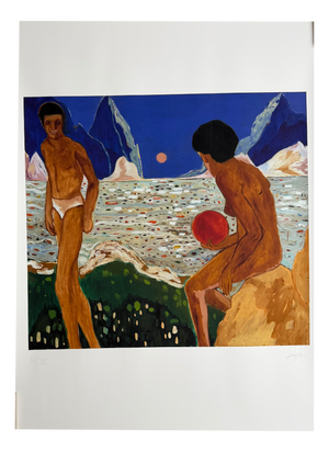 Gideon Appah, Red Sun, 2023, Print