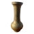 Mid-Century Sarna Brass Bud Vase With Etched Floral Design For Sale