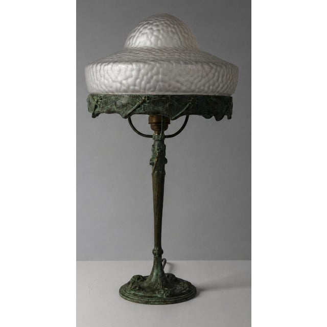 Table Lamp in Brass and Trolit by Bertil Brisborg for Nordiska Kompaniet, 1940 For Sale - Image 10 of 13