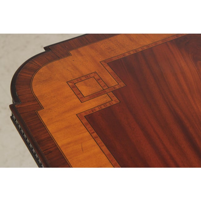 Brown Maitland Smith Flame Mahogany Dining Table For Sale - Image 8 of 18