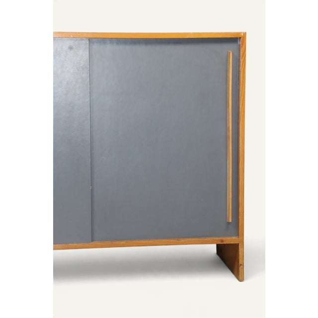 Vintage Wooden Buffet with Sliding Doors, 1960s For Sale - Image 17 of 18