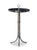 Refined and sculptural, this sleek accent table blends sophistication with a touch of whimsy. A polished metal tripod base...
