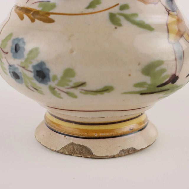 Blue Polychrome & Majolica Jug, Ligurian For Sale - Image 8 of 10