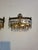 Hollywood Regency Pair Vintage Hollywood Regency Empire Sconces For Sale - Image 3 of 7