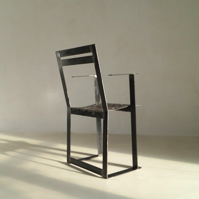 Modern Steel Chair by Albert in T Veld, 1980s For Sale - Image 11 of 18
