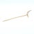 Vintage Antique 14k Gold & Seed Pearl Crescent Moon Stick Pin For Sale - Image 4 of 8