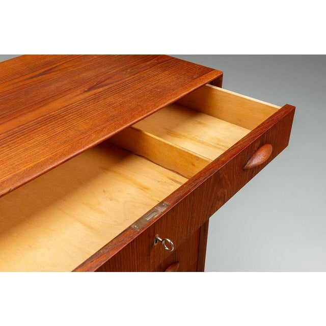 Chest of Drawers in Teak by Johannes Sorth for Nexo Mobelfabrik, Denmark, 1960s For Sale - Image 11 of 14