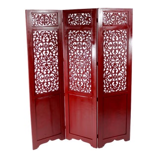 Asian Room Divider Screen For Sale
