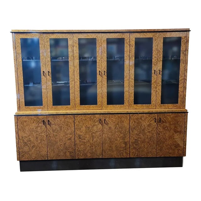 Double Bookcase in Thuja Root, 1980s For Sale - Image 6 of 9