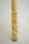 Vintage Hand Carved Bone Cigarette Holder Stick High Relief Foliate Flowers 4" For Sale - Image 9 of 11
