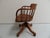 Antique Oak Rotating Desk Armchair, 1890s For Sale - Image 10 of 12