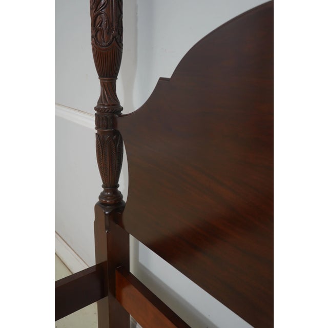 Henkel Harris Mahogany Queen Size Model 151 Poster Bed For Sale - Image 14 of 18