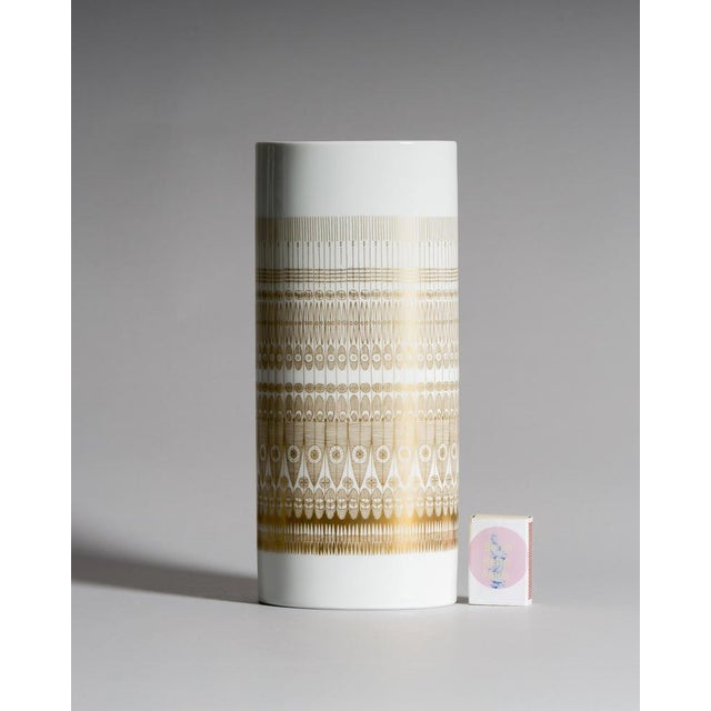 Trio Gilded Porcelain Vases by Hans Theo Baumann & Tapio Wirkkala for Rosenthal Studio-Line, Germany, 1960s, Set of 3 For Sale - Image 13 of 18