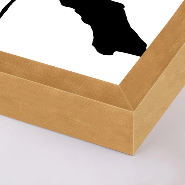 DESCRIPTION: Abstract Bouquet by Kate Roebuck in Gold Framed Paper, Medium Art Print SPECIFICATIONS: Type: Framed Paper....