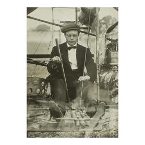 Press Agency Rol British Aeronaut Ewc Perry Circa 1910, Silver Gelatin B and W Photography