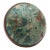 Antique Green & Tan Marbled Cast Iron Passage Door Knob For Sale