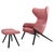 Set of P22 Chair and Footrest by Patrick Norguet for Cassina For Sale - Image 14 of 14