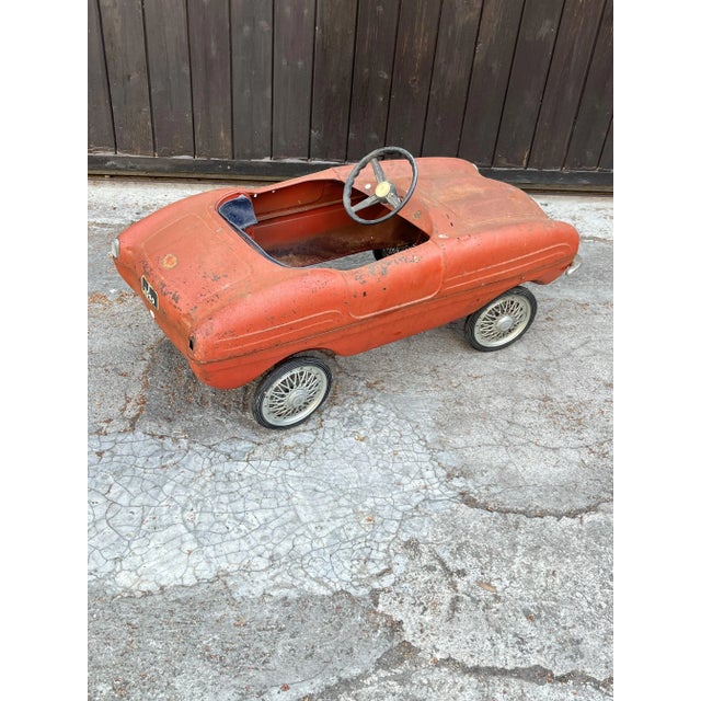 Red Italian Giordani Pedal Car Studebaker Model, 1950s For Sale - Image 8 of 16