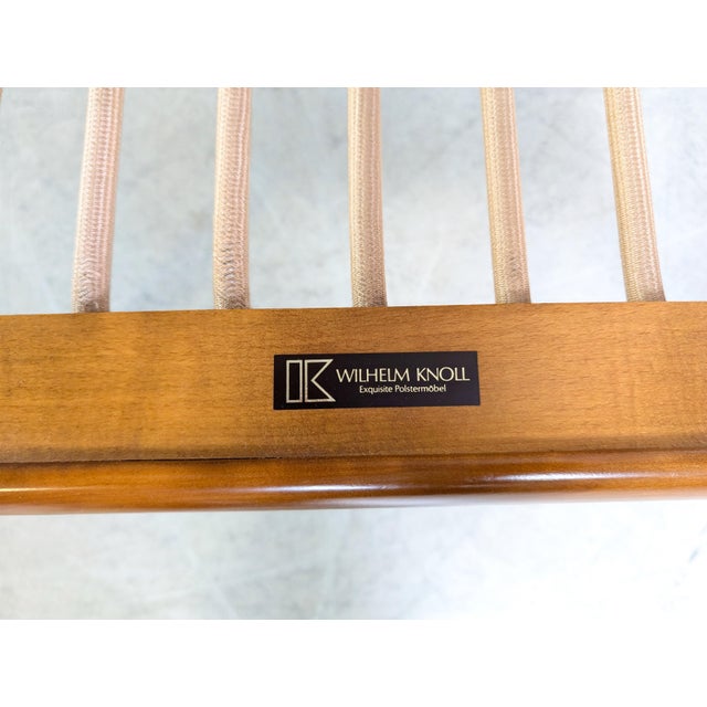 Beige Mid-Century Modern Lounge Chair in Teak from Walter Knoll For Sale - Image 8 of 9