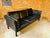 Black Mid-Century Danish 3-Seater Black Leather Sofa from Mogens Hansen For Sale - Image 8 of 9