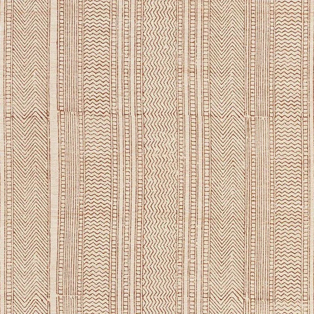Boho Chic Sample - Schumacher Mohave Fabric in Sepia For Sale - Image 3 of 3