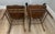 Brown Mid 20th Century Vintage Oak Press Back Dining Chairs - Set of 4 For Sale - Image 8 of 11