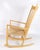 1980s Model J16 Rocking Chair in Beech by Hans J. Wegner for FDB, 1980s For Sale - Image 5 of 9