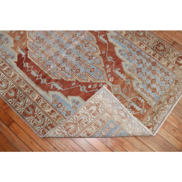 Zabihi Collection Persian Mazlagan Malayer Rug For Sale - Image 4 of 10