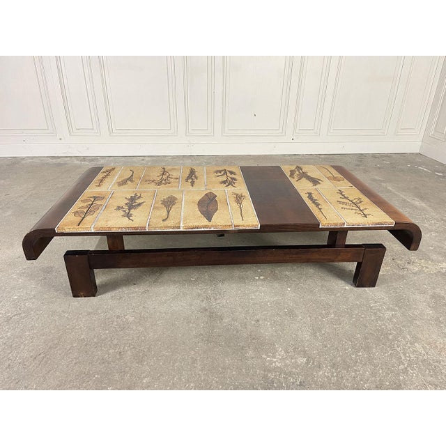 Herbarium Coffee Table by Roger Capron, 1960s For Sale - Image 6 of 8