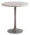 Outdoor Indoor Marble & Iron Round Bistro Table For Sale