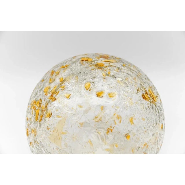 Mid-Century Modern Glass Ball Pendant Lamp by Doria Leuchten, Germany, 1960s For Sale - Image 10 of 11
