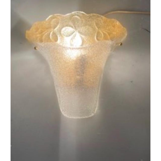 Murano Glass Sconces, 1970s, Set of 2 For Sale - Image 4 of 7