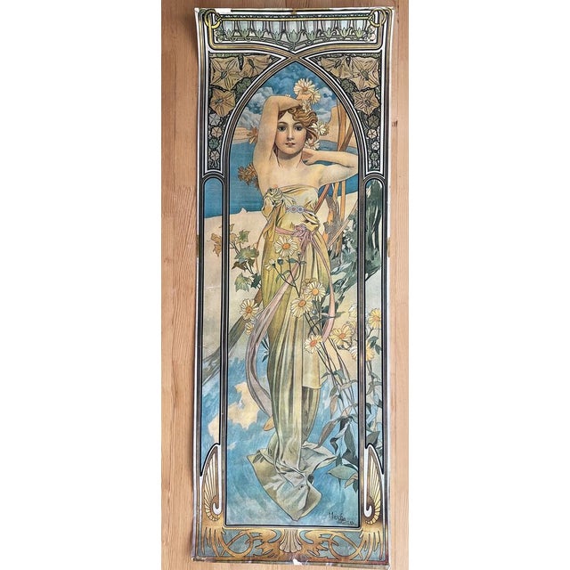 Posters after Alphonse Mucha from Athena Reproductions Ltd. London, 1973, Set of 3 For Sale - Image 9 of 12