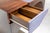 French Postmodern Dressing Table in Walnut Wood and Lilac Leather., 1980s For Sale - Image 10 of 16