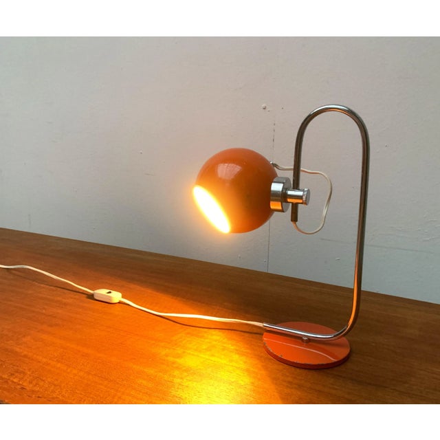 Vintage Italian Space Age Magnetic Table Lamp For Sale - Image 12 of 18